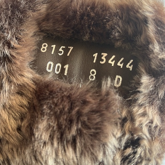 Ralph Lauren Luxurious. Jenkins Leather Shearling Fur Boots. Made in Italy. - Picture 15 of 16